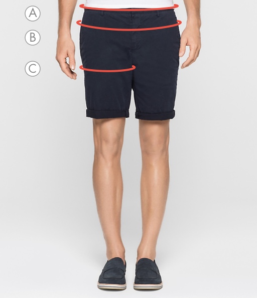 Guide des tailles homme Calvin Klein®